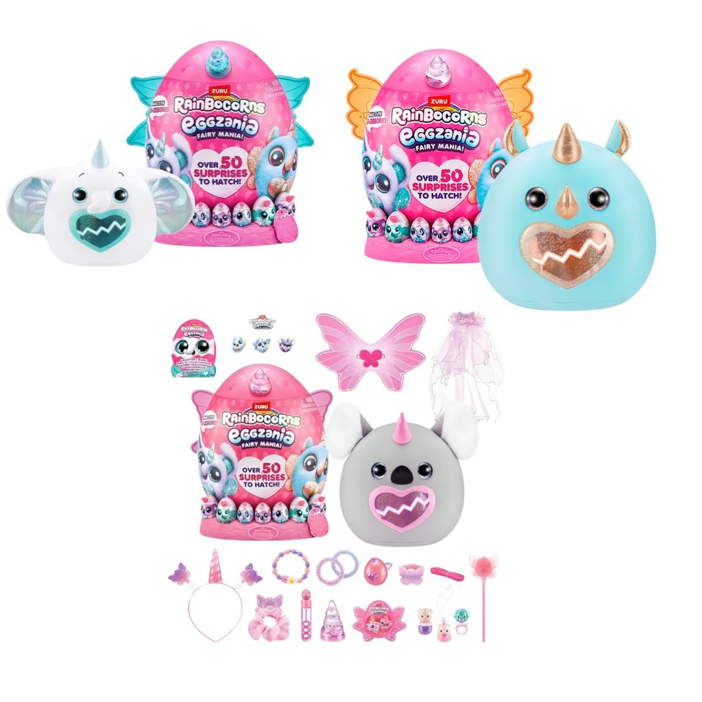 Rainbocorn Eggzania Fairy Mania Series 1 Ovo Surpresa - Fun - Hobbies & Collections