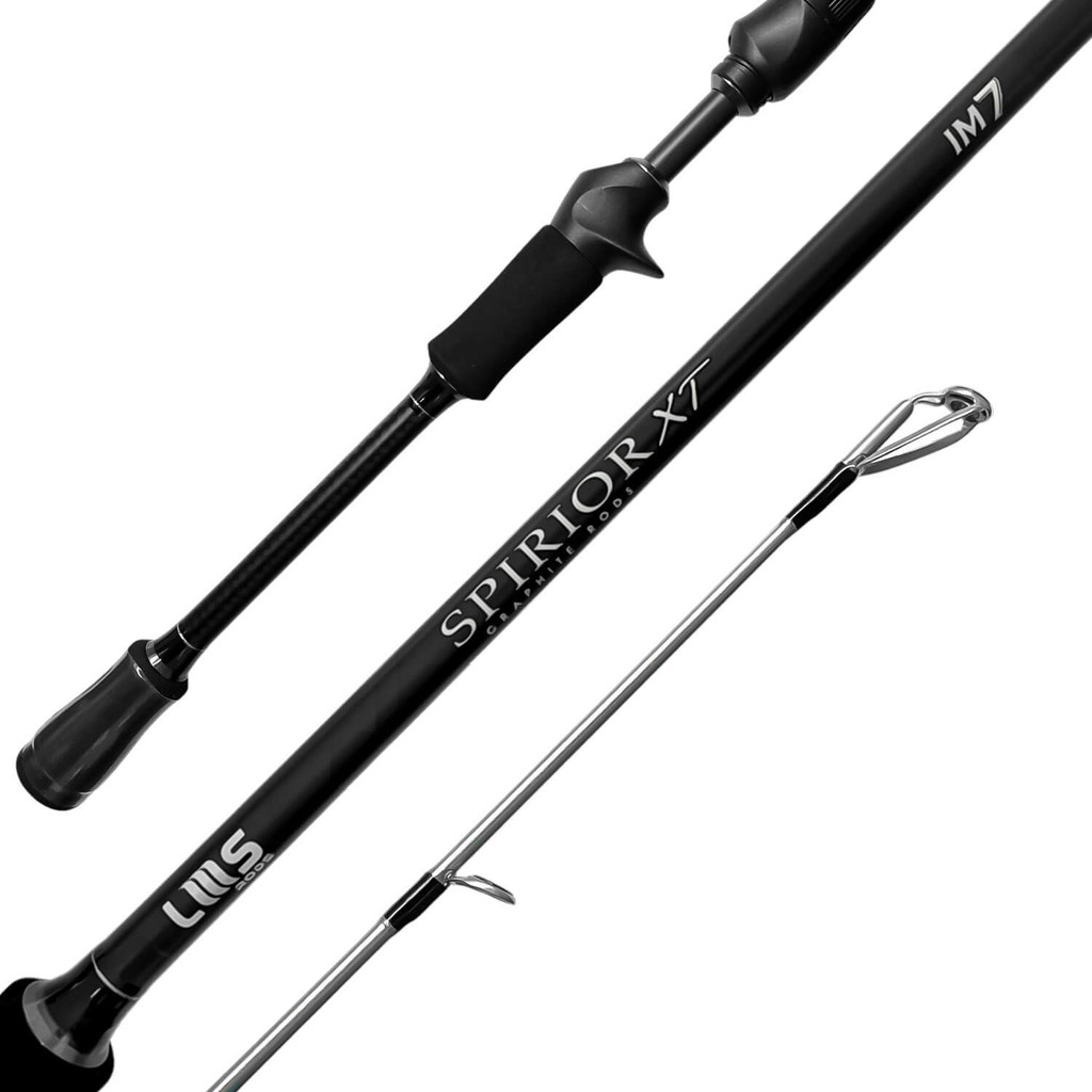 VARA DE PECA PESCARIA CARRETILHA LUMIS SPIRIOR XT 1.76M - 10-25lb CARBONO TORAYCA IM7 TUCUNARE - ISCA ARTIFICIAL 3PARTES