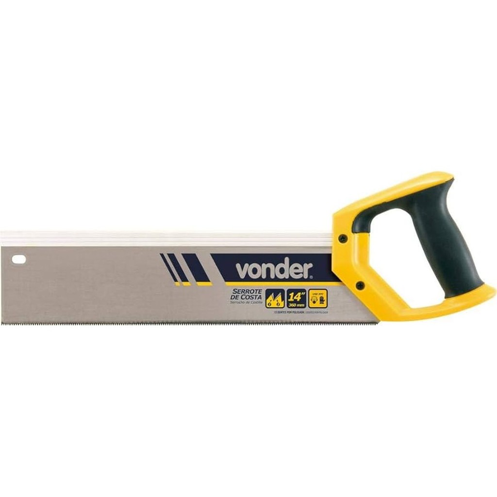 Serrote De Costa Aço Temperado 14'' Pol Vonder
