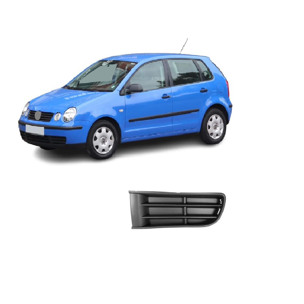 GRADE AUXILIAR POLO 2003 2004 2005 2006 SEM FURO PRETA LADO MOTORISTA ESQUERDO