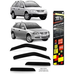 Calha Chuva Defletor TG Poli VW Gol - Parati G2 G3 G4 1998 a 2014 - 4 Portas