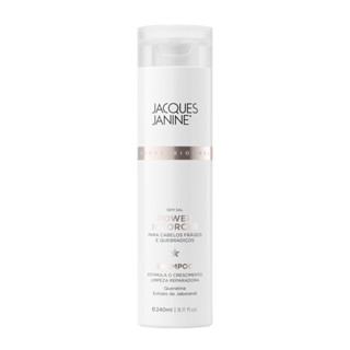 Shampoo Combate Queda Sem Sal Power Inforcer Jacques Janine 240ml em Oferta na Shopee