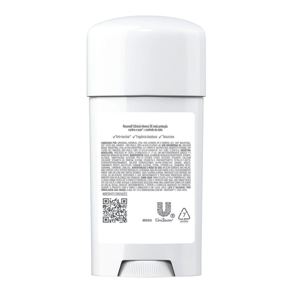 Detalhes do Kit 3 Desodorantes Rexona Clinical Classic 58g