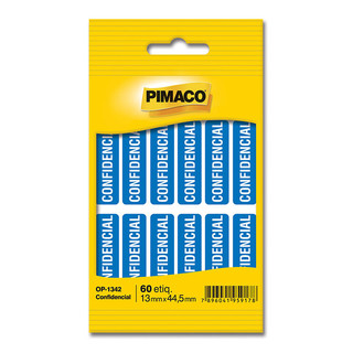 Etiqueta adesiva OP1342 Confidencial Pimaco em Oferta na Shopee