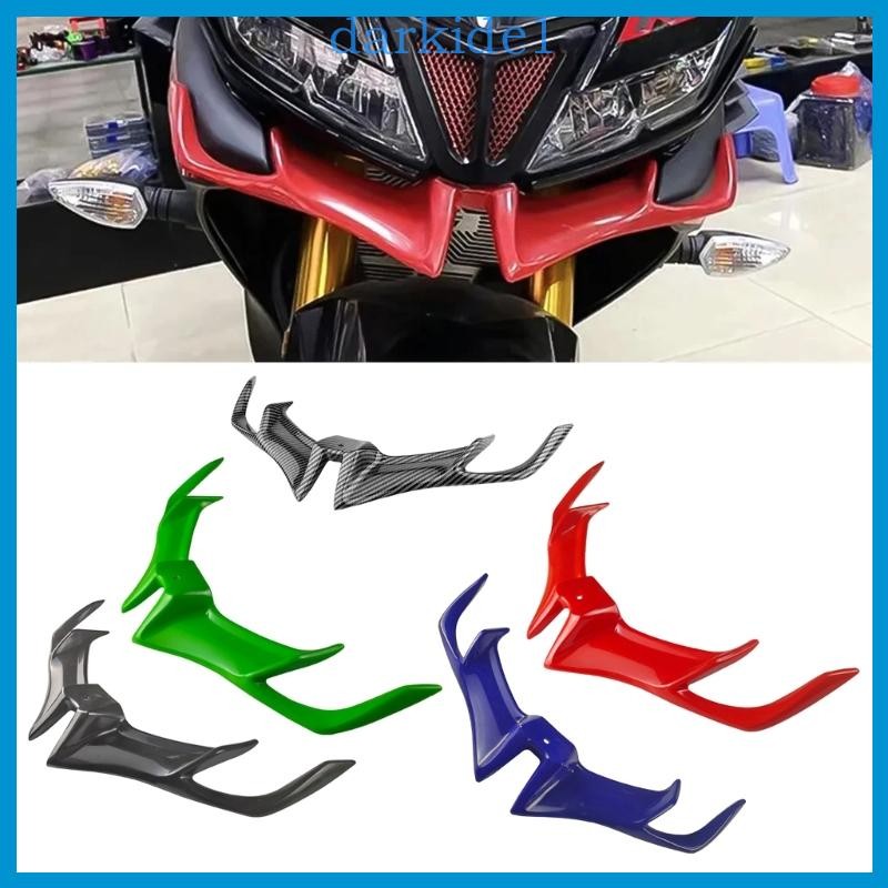 DAR Motorcycle Carenagem Frontal Asa Spoilers Side Adesivo Dinâmico Motocicleta Aerodinâmica