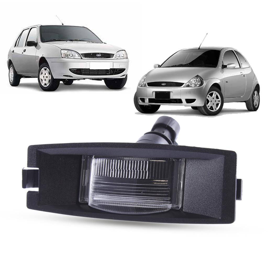 Lanterna Luz de Placa + Soquete Ford Ka 1997 a 2007 Fiesta Street Hatch Sedan1996 a 2002 Street até 2007
