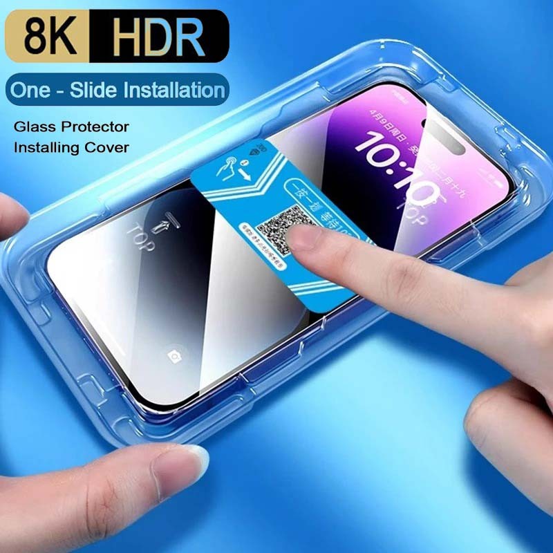 Vidro Temperado De Instalação Com Um Clique Para Samsung S26 S25 S24 S23 S22 S21 Plus S20 FE S23 S24 S25 S25 Edge S26 Ul