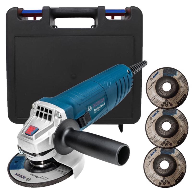 Esmerilhadeira Angular 4.1/2 POL 850W GWS 850 c/ Maleta e 3 Discos BOSCH em Oferta na Shopee