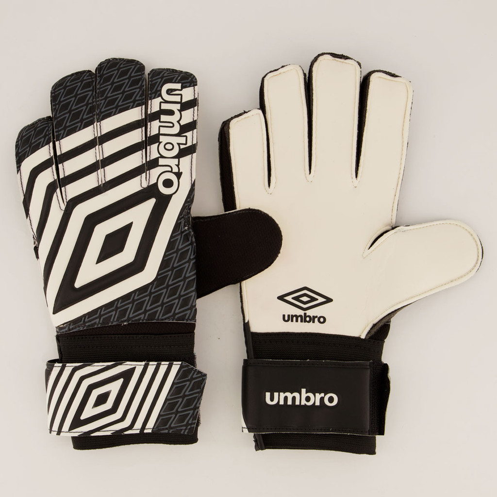 Luva Umbro Club Preta e Branca em Oferta na Shopee