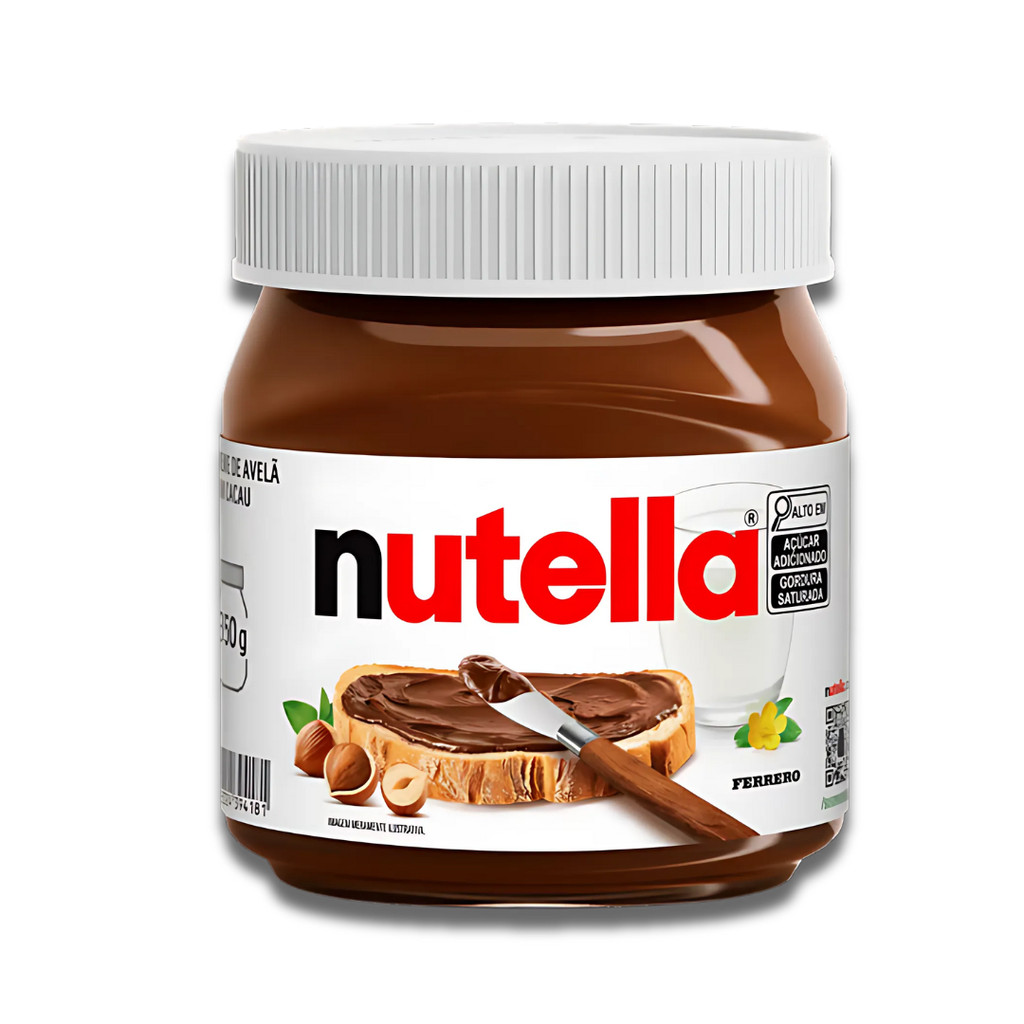 Nutella Creme De Avelã Com Cacau Pote Médio 350g