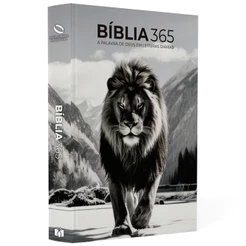 Bíblia 365 Leão | NAA | Letra Grande | Capa Dura