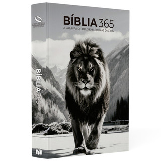 Bíblia 365 Leão | NAA | Letra Grande | Capa Dura em Oferta na Shopee