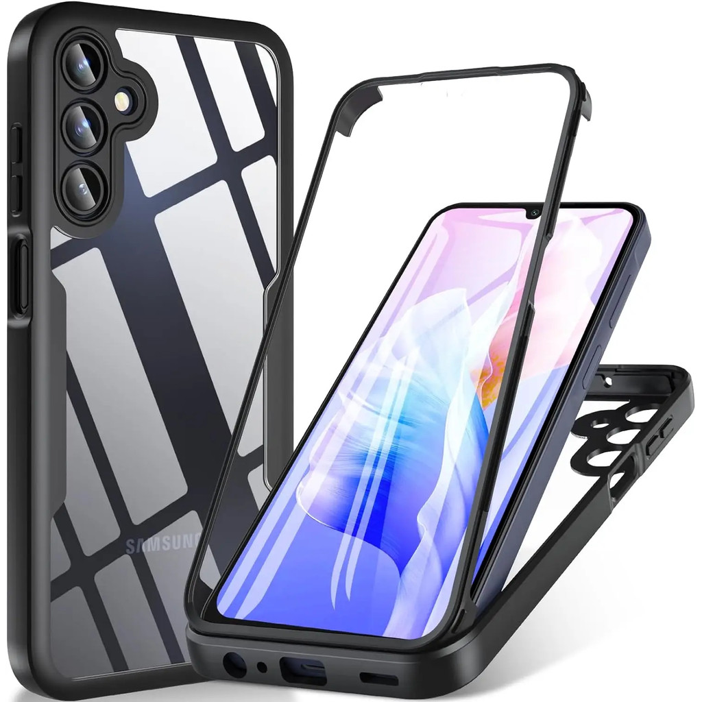 Para Samsung Galaxy A06 A16 A15 A25 A35 A55 A05 A05S A04S A14 A24 A34 A54 A53 A52 Protetor De Tela Embutido De Corpo Int