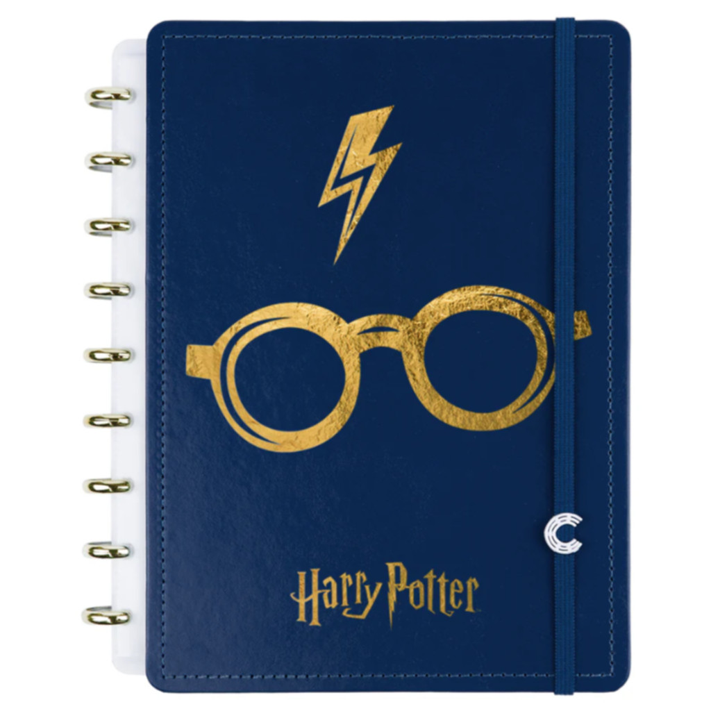 Caderno Inteligente A5 80 Folhas Azul Harry Potter - 1 Unidade
