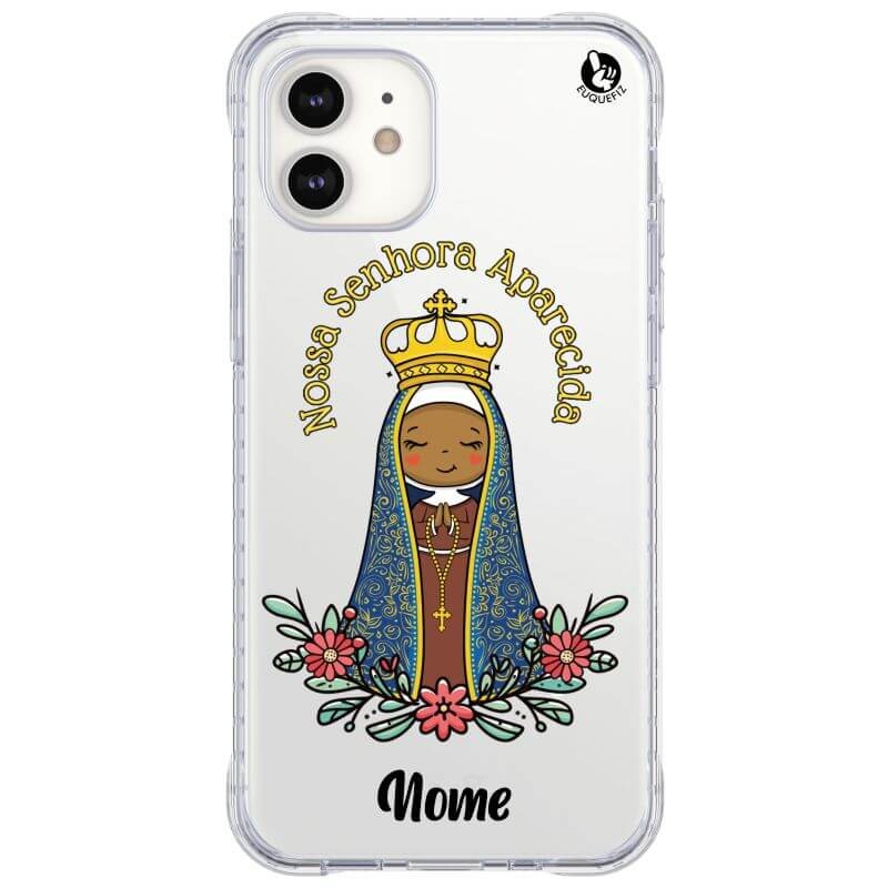 Capinha de Celular Nossa Senhora Aparecida Personalizada Diversos Celulares