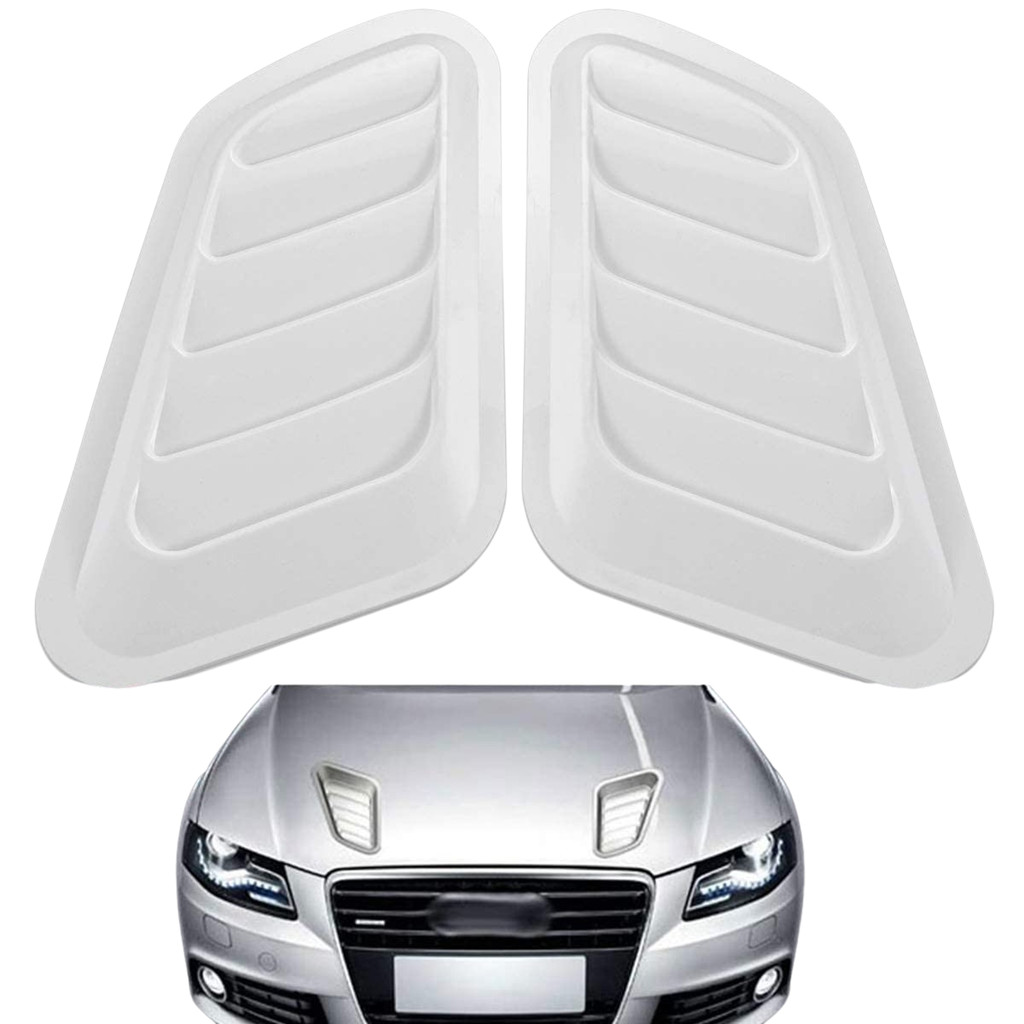 Scoop Tomada De Ar Esportivo Universal Capô Branco intake M