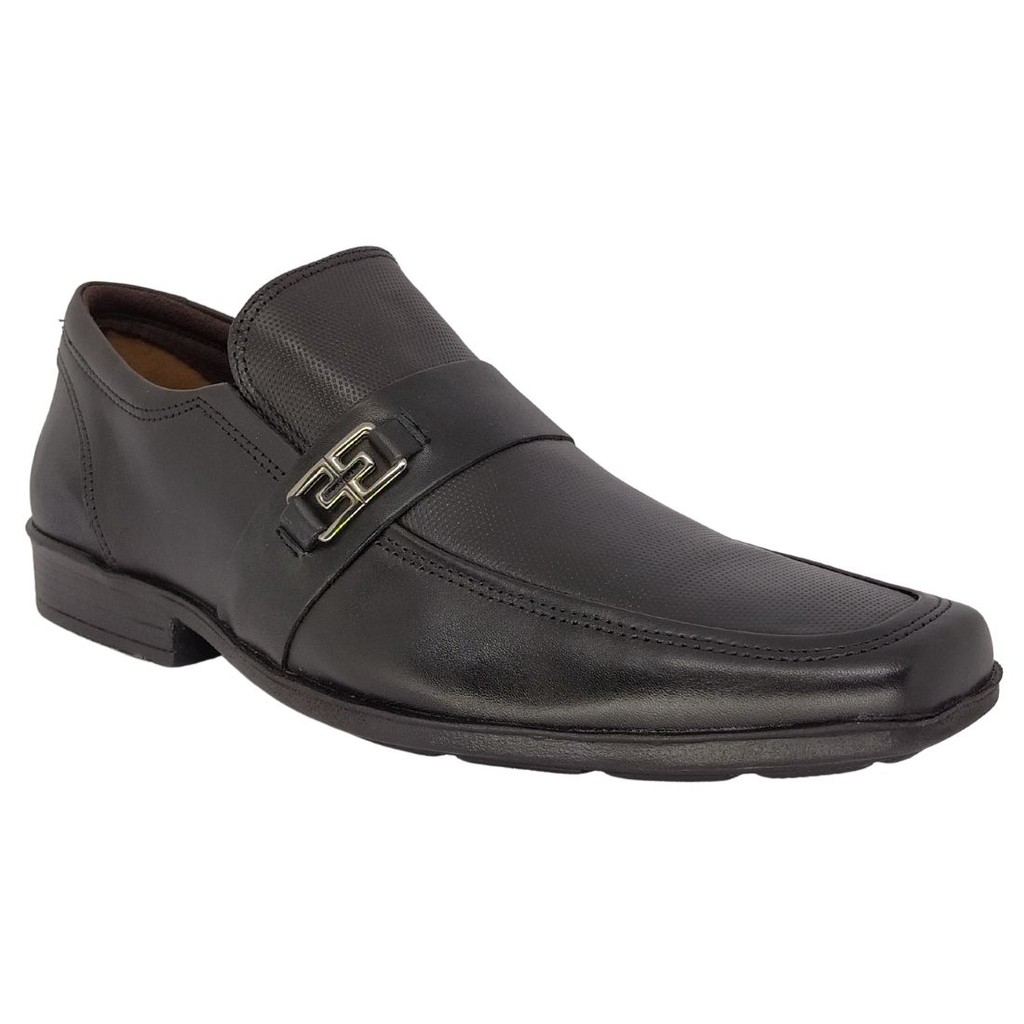 Sapato Social Perlatto em Couro Preto