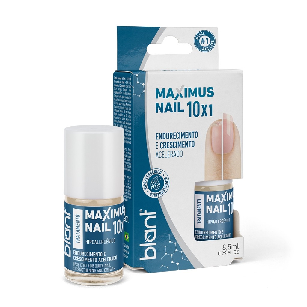 Base de Crescimento e Endurecimento Hipoalergênica Maximus Nail 10X1 Blant Vegana Ação Total em Oferta na Shopee