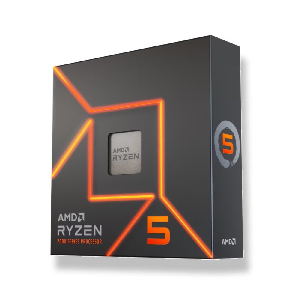 Processador Amd Ryzen 5 7600 Am5 3.8ghz (5.1ghz Turbo) Cache 32mb 6 Nucleos 12 T