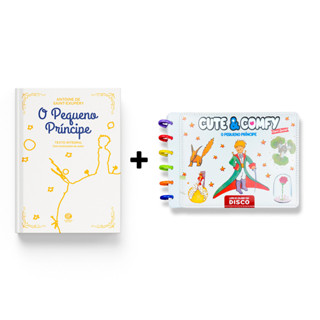 O Pequeno Príncipe - Kit 1 Livro Capa Almofadada + 1 Livro de Colorir Encadernação em Disco em Oferta na Shopee