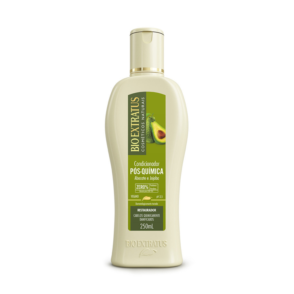 Detalhes do Kit Bio Extratus Pós Química Shampoo e Condicionador 250ml