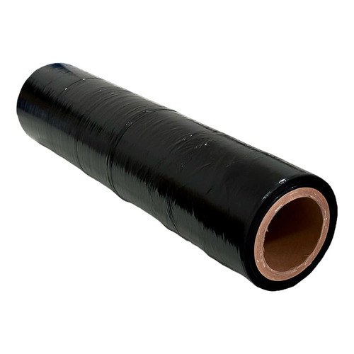 1 Bobina 5kg Rolo Filme Stretch Ultra Resistente Material De Alta Qualidade - Preto 500mmx0,25mic em Oferta na Shopee