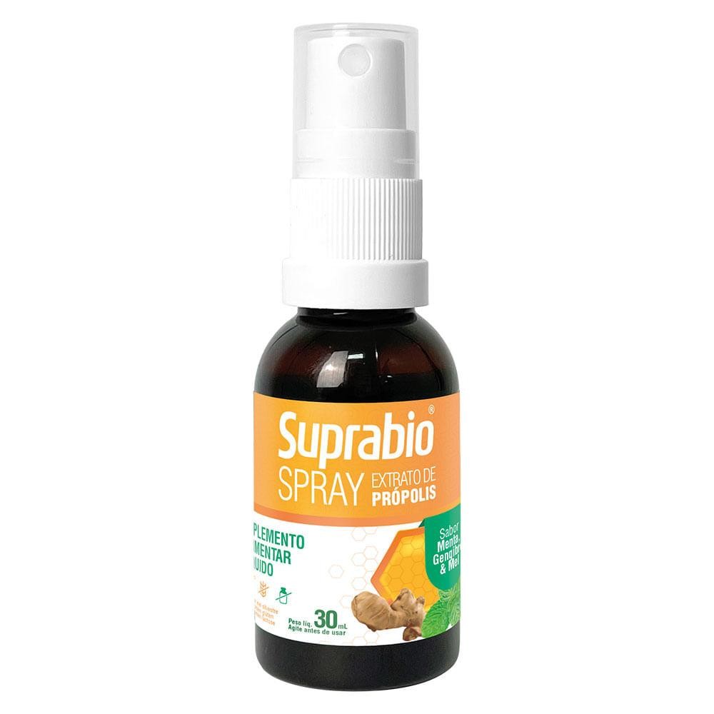 Suplemento Alimentar Suprabio Extrato De Propolis Menta Gengibre E Mel  Spray 30ml em Oferta na Shopee