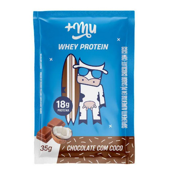 Whey Protein Chocolate com Coco +Mu 35g - Health