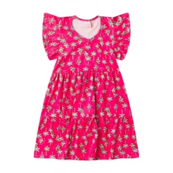 Vestido Feminino Infantil Leveza Da Maresia