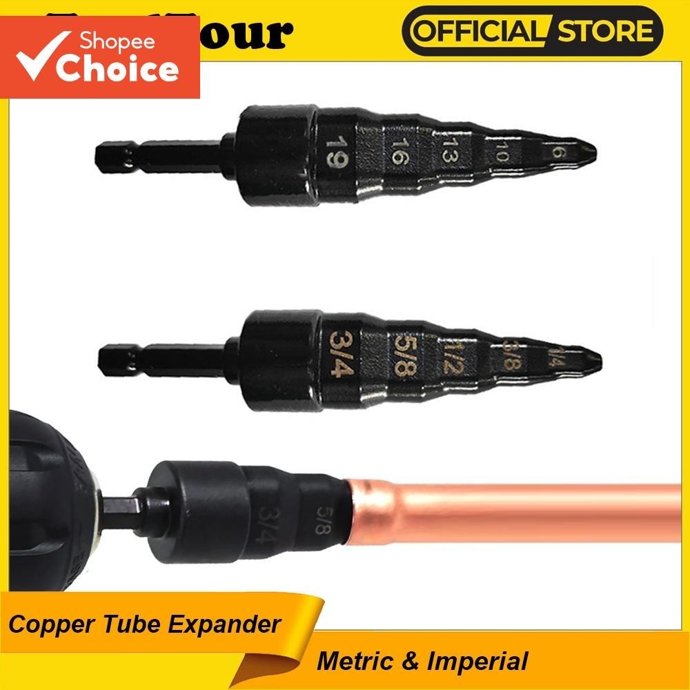 Tubo Expansor De Cobre Furo Flaring Extender Swage Para Ar Condicionado Refrigerador De Reparo De Broca Imperial Metric
