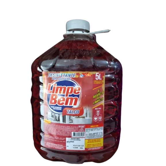 Desinfetante Limpe Bem Uso Geral 5 Litros Talco