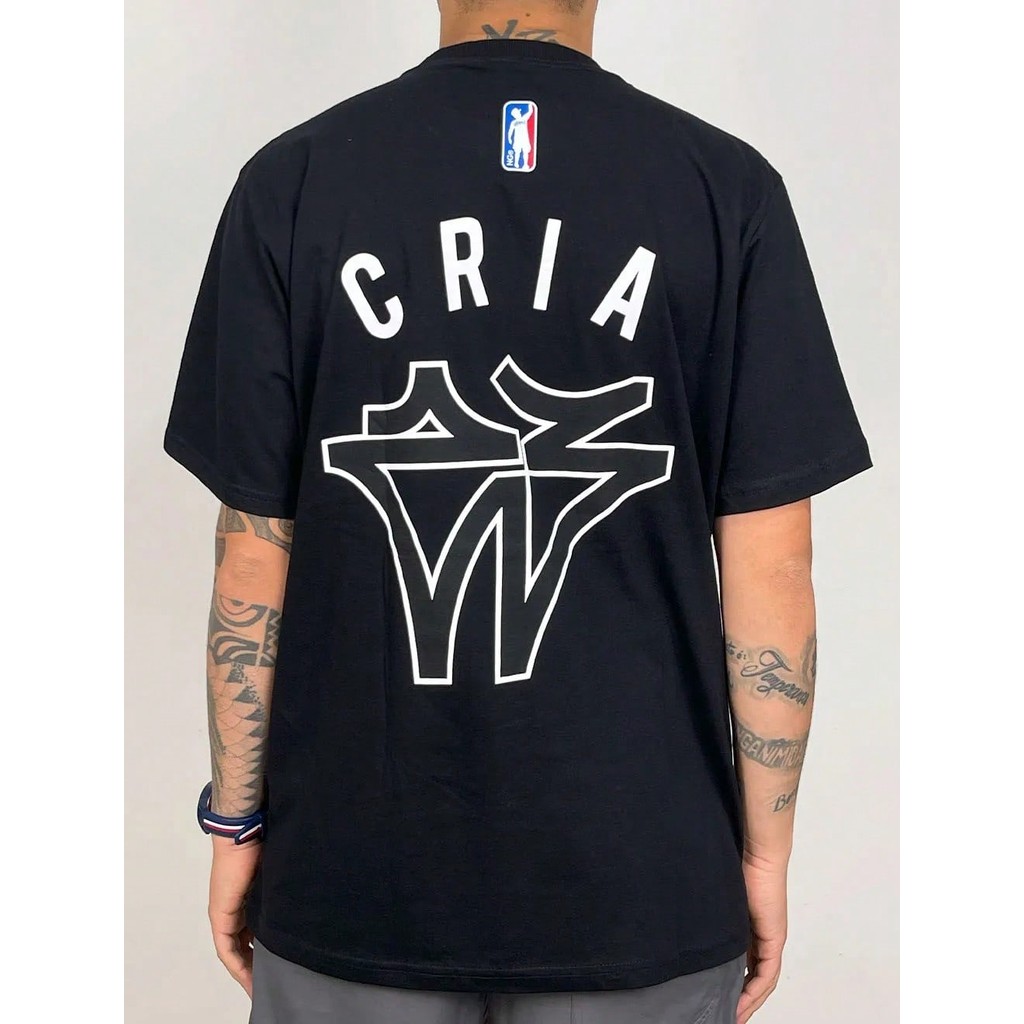 Camiseta Chronic Cria 23 Basquete Camisa Blusa Unissex Masculino Feminino 100% Algodão Top Premium Streetwear