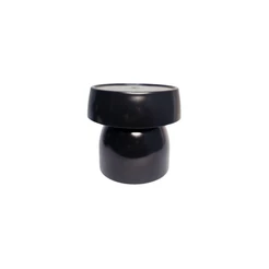 Boleira Cogumelo Pequena - Preto - 12x13cm - 1 unidade - Rizzo