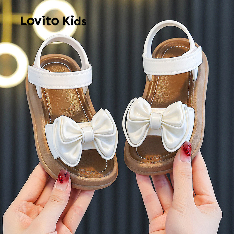 Lovito Kids Sandálias Elegantes com Laço para menina LFA88X415 em Oferta na Shopee