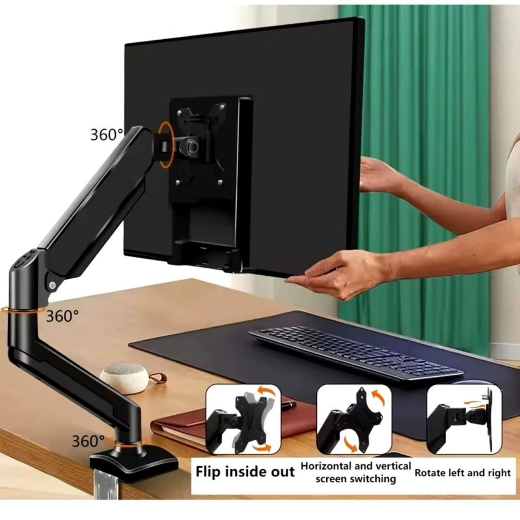 Suporte Monitor Articulado Ajustavel 10 Até 27 Polegadas — R$ 135,99 em Shopee, 55% OFF