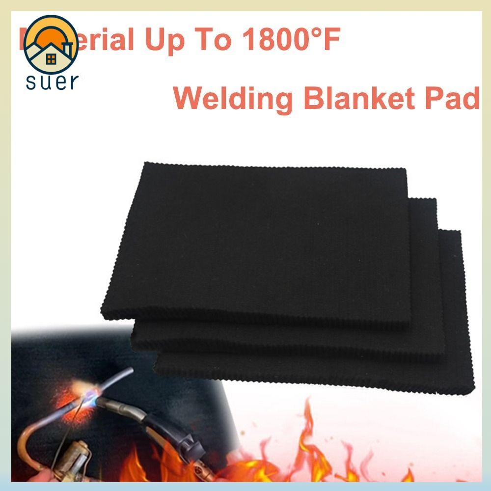Almofada De Manta De Soldagem SUEBR , Material Até 1800 ° Tapete À Prova De Fogo Resistente Ao Calor F , De Solda Preto