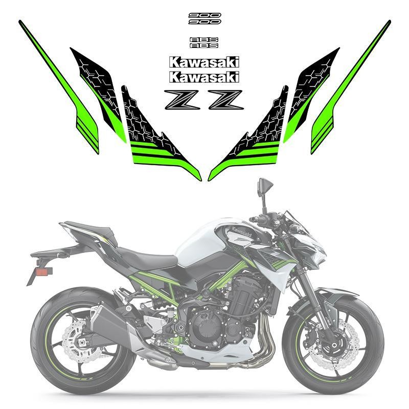 Adesivo Carenagem Completa Moto Kawasaki Z900 Ninja Envelopamento Personalizado Impermeável Decalque