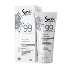 Protetor Solar Facial Sveda Solar FPS99 Oil Free 40g