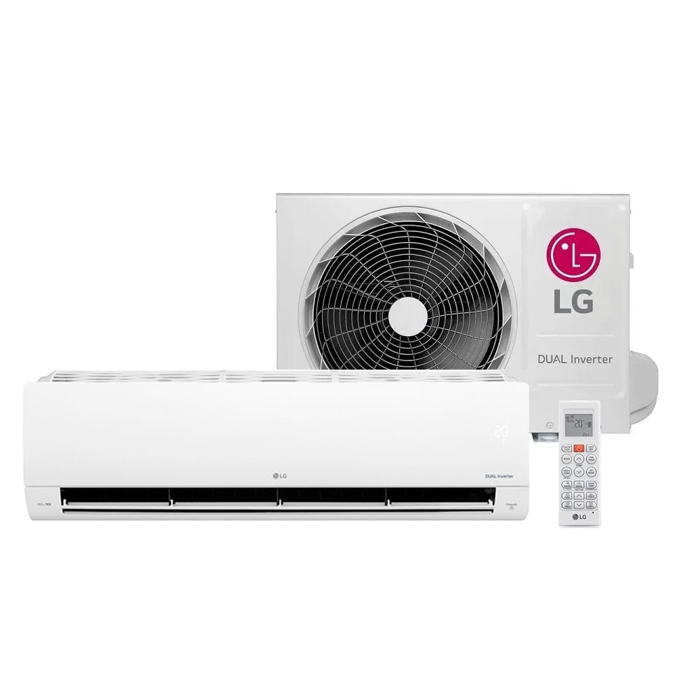 Ar Condicionado Split Dual Inverter 12.000 Btus LG Voice +IA Frio S3-Q12JA31B - 127 Volts - Home Appliances