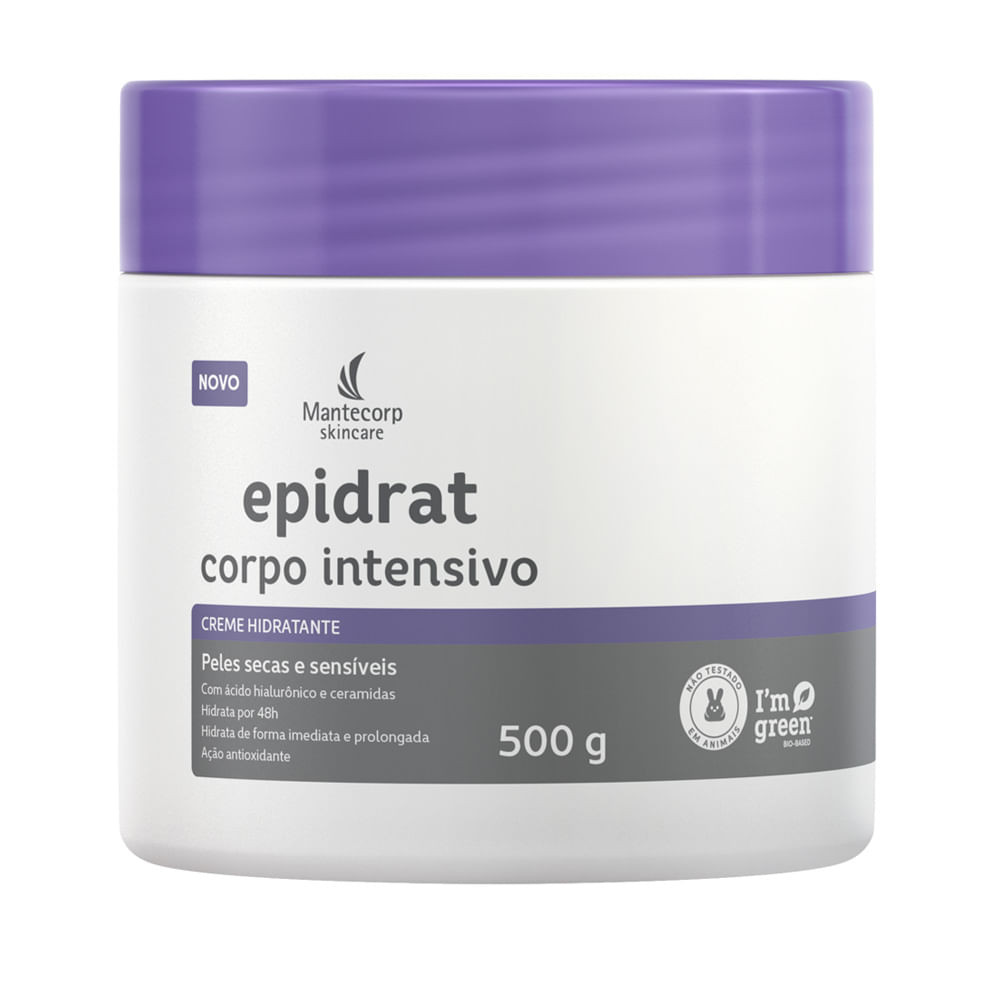 Epidrat Corpo Intensivo Creme Hidratante Peles Secas e Sensíveis 500g - Beauty