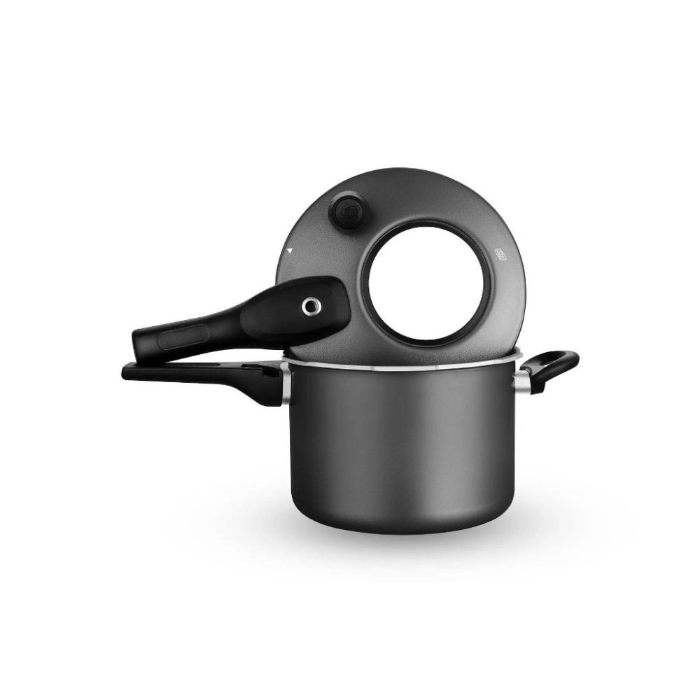 Panela De Pressão Fechamento Externo Com Visor De Vidro Grafite 4,5l MTA em Oferta na Shopee