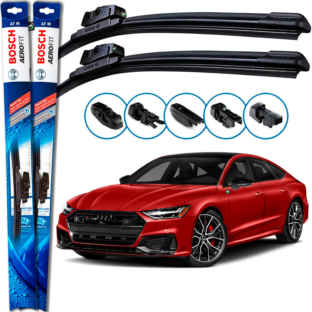Par Palheta Limpador Parabrisa Audi RS7 Sportback 2013 2014 2015 2016 2017 2018 Bosch