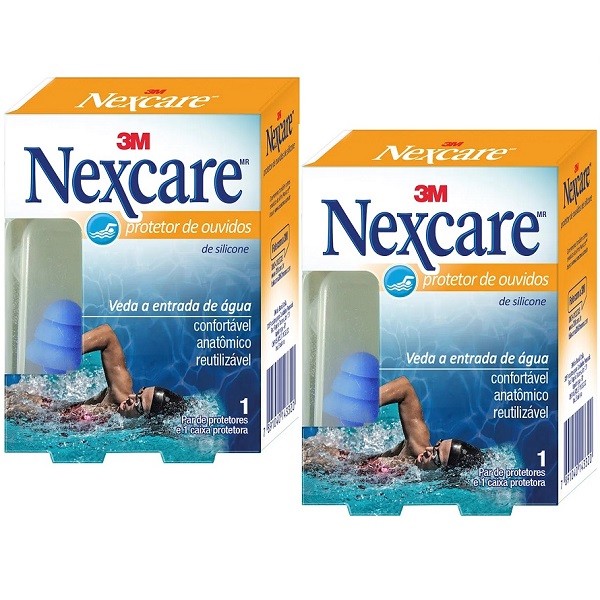 Kit com 2 Caixas de Protetor de Ouvido de Silicone Nexcare 3M em Oferta na Shopee