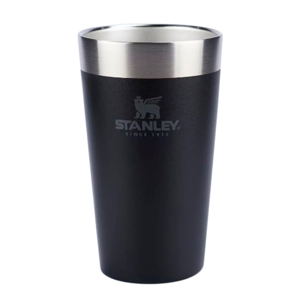 Copo Térmico Stanley Matte Black Preto 473ml - Home & Living