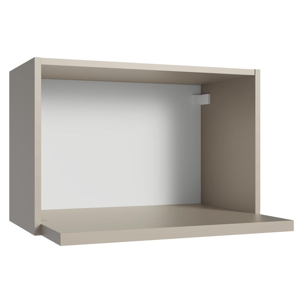 Armário Aéreo 60 cm Nicho para Microondas/Forno Elétrico Crema Nice Madesa em Oferta na Shopee