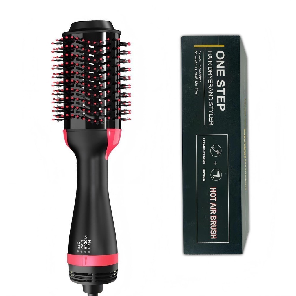 Escova Secadora Alisador Elétrica Quente Cabelo Com 3 Em1 Hair Styler APENAS 110V Mingstore