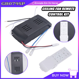 Substituição Universal Do Kit De Controle Remoto Ventilador De Teto , 6 Velocidades E Temporização , Remota Para Luz DC em Oferta na Shopee