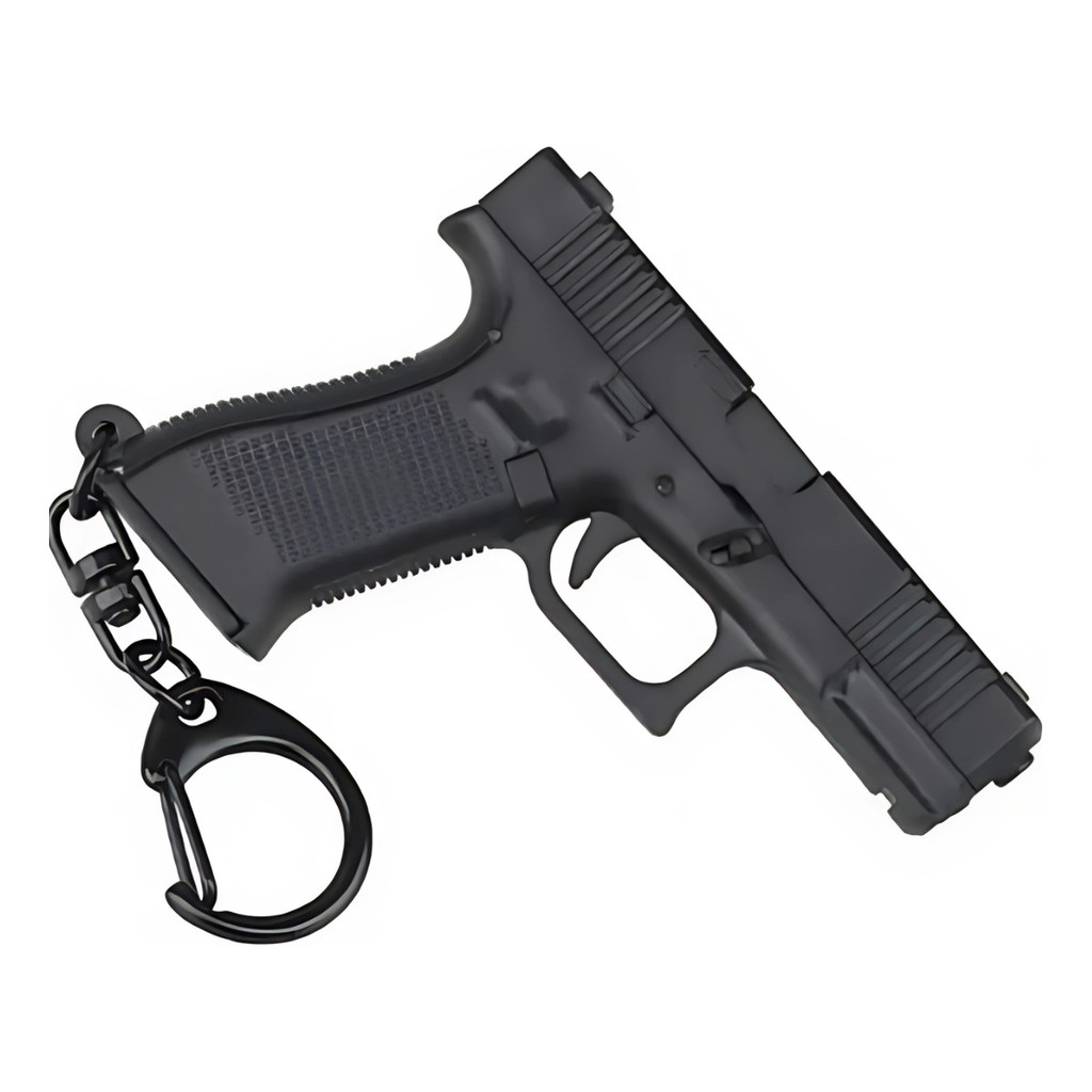 Chaveiro Pistola Arma Glock 45 Retira Carregador E Engatilha
