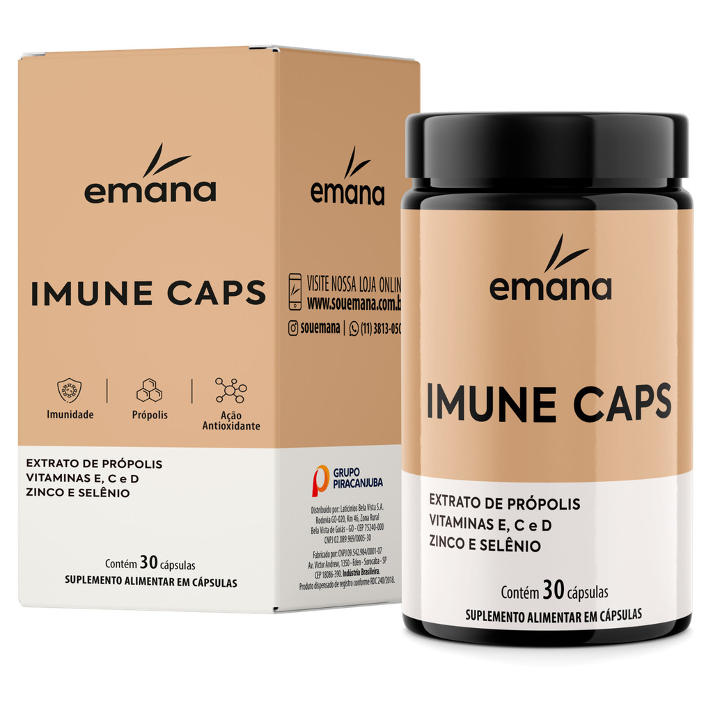 Emana Imune Caps Multivitaminico 30 Capsulas