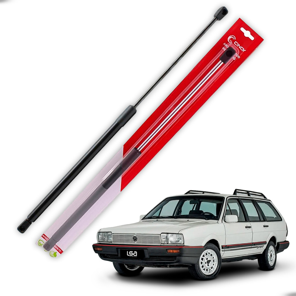 Cinoy Amortecedor Porta Malas VW Quantum 91+ reforçado aço preto 59cm pressurizado a gás alta durabilidade